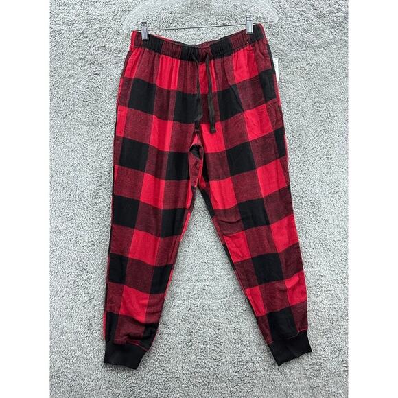 Old‎ Navy NWT Unisex Small Black Red Lounge Pajama Pants Comfortable Warm - Picture 1 of 10